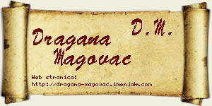 Dragana Magovac vizit kartica